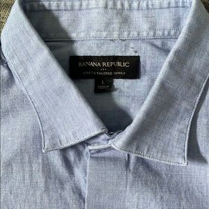 Banana Republic Stretch Tailored Button Up